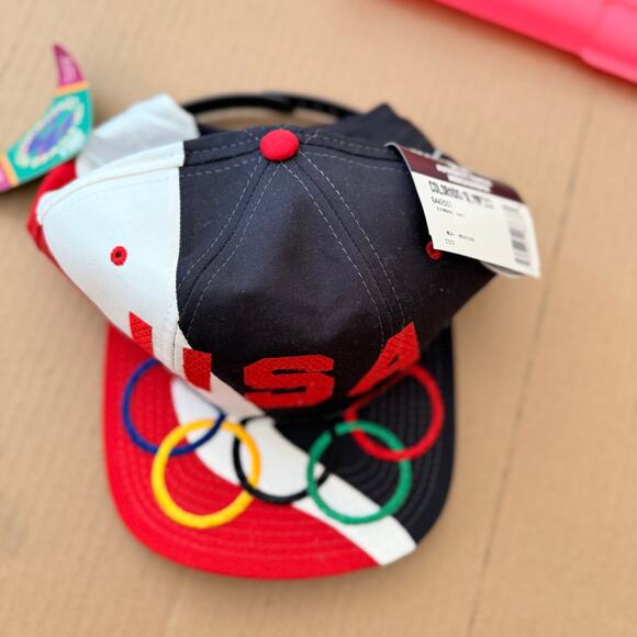 90s vintage USA Olympic snapback starter hat deadstock with tags - Picture 9 of 9